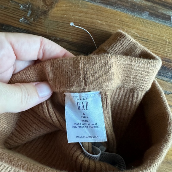 Bundle of Tan and Black Thick Ribbed Leggings - Picture 4 of 6